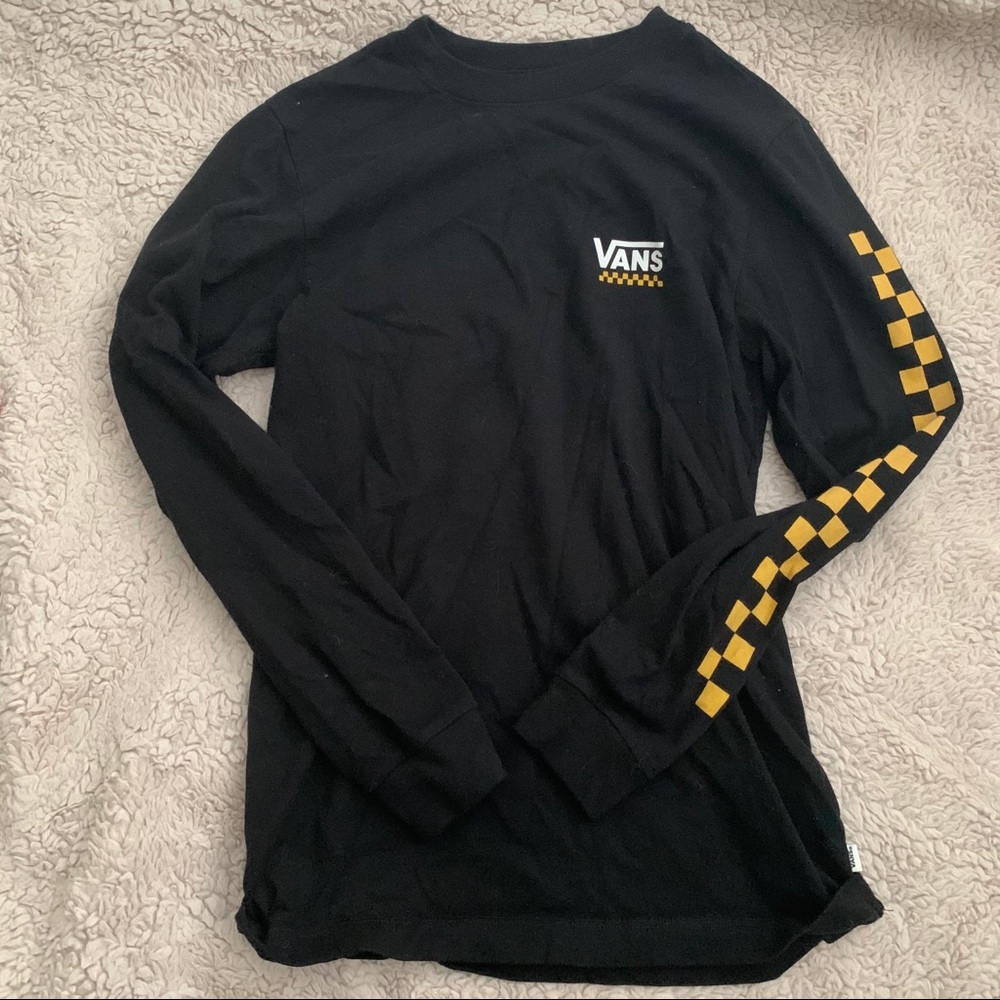 Vans Top Black & Yellow Checkers